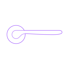 Buildings Door Handles Plume Door Handle Vinyl Cutting Svg File, Free Vectors File
